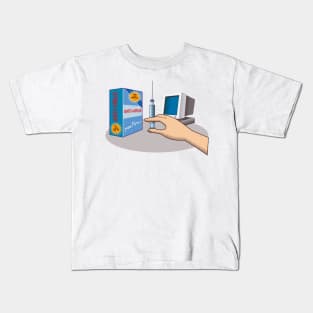 Anti-Virus Injection Protection Retro Kids T-Shirt